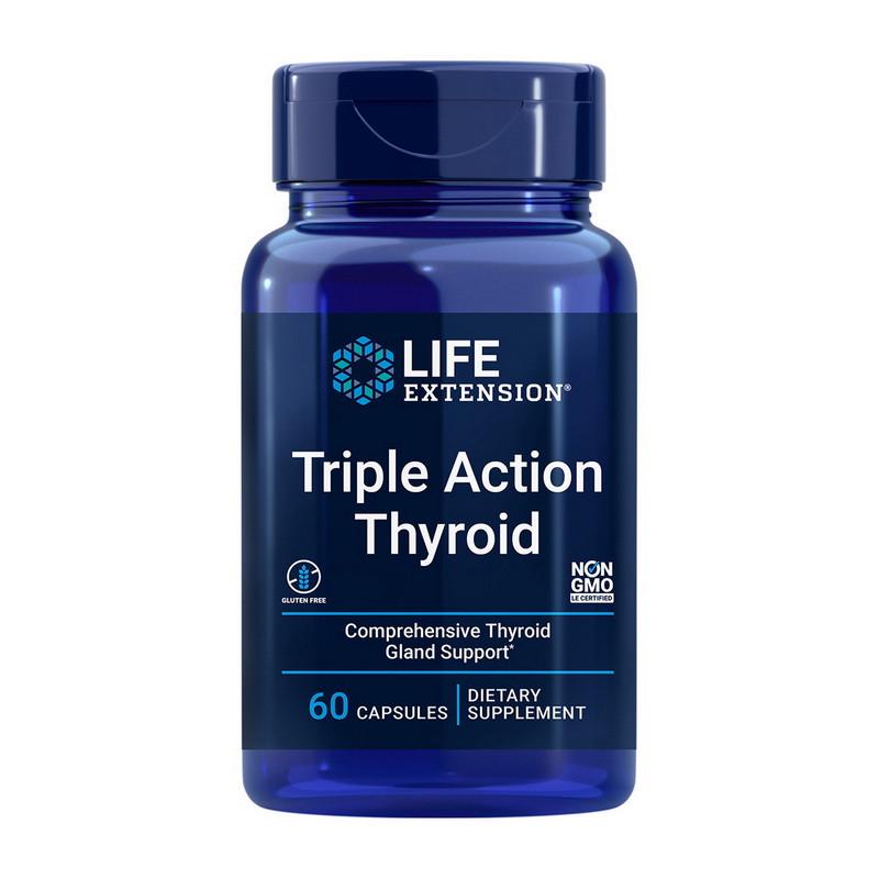 Комплекс для щитовидной железы Life Extension Triple Action Thyroid 60 капс. (20325-01)