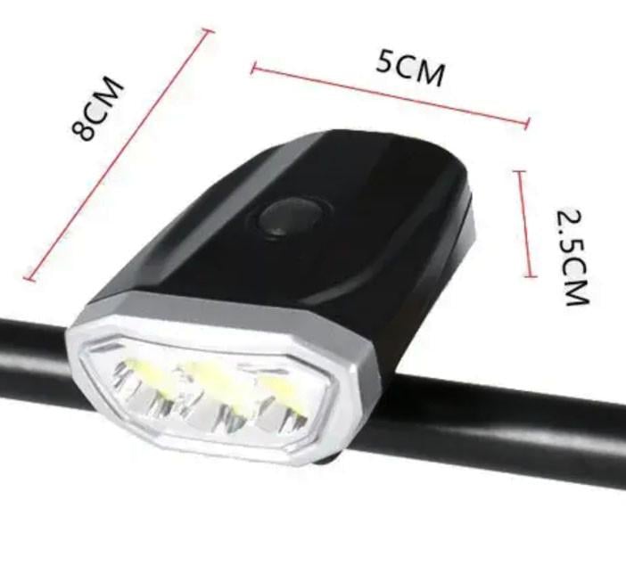 Набір велофара передня/задня QX-T0598 3COB 5LED (2015350737) - фото 5 Набір велофара передня/задня QX-T0598 3COB 5LED (2015350737) - фото 5