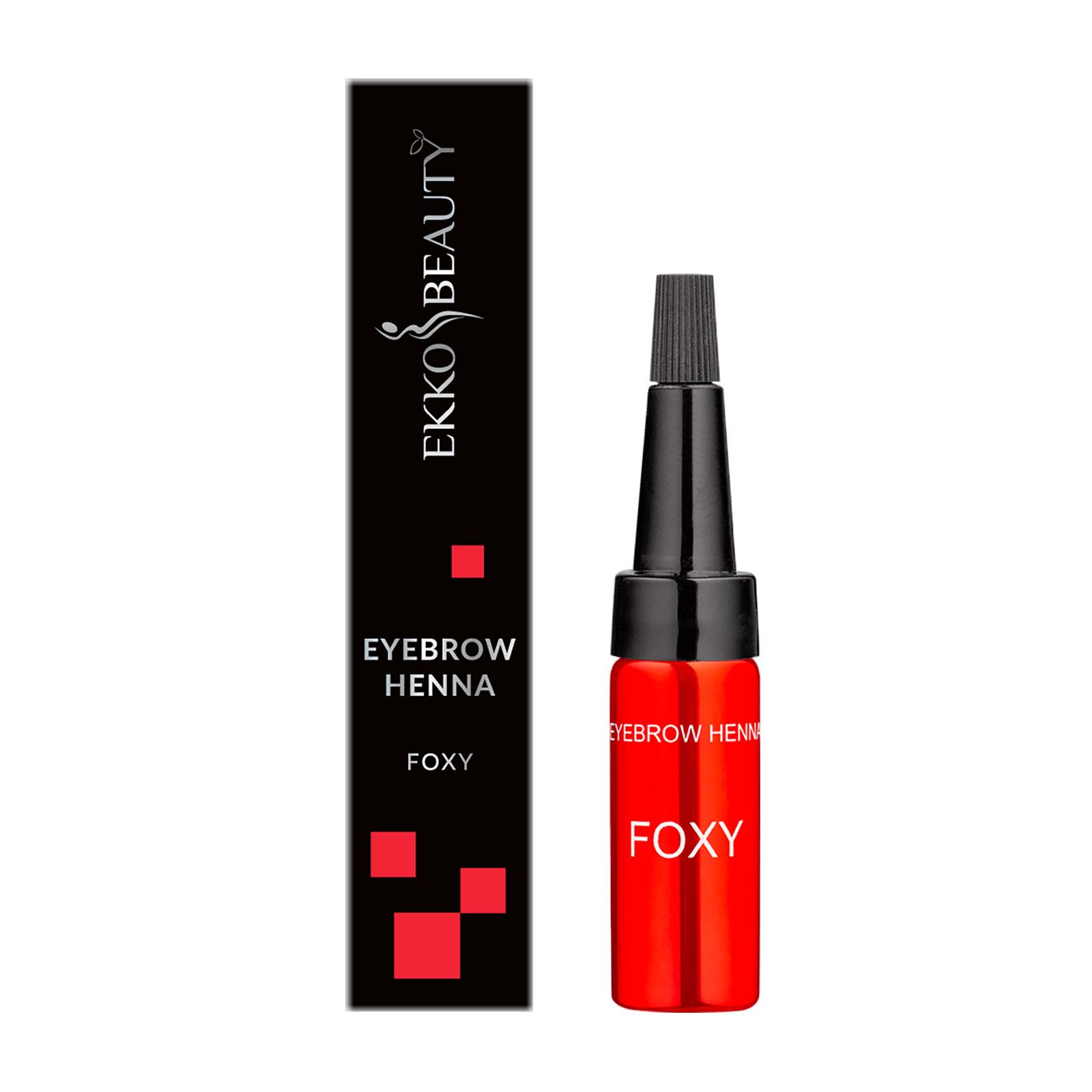 Хна для брів Ekko Beauty Рудий/Foxy 5 мл