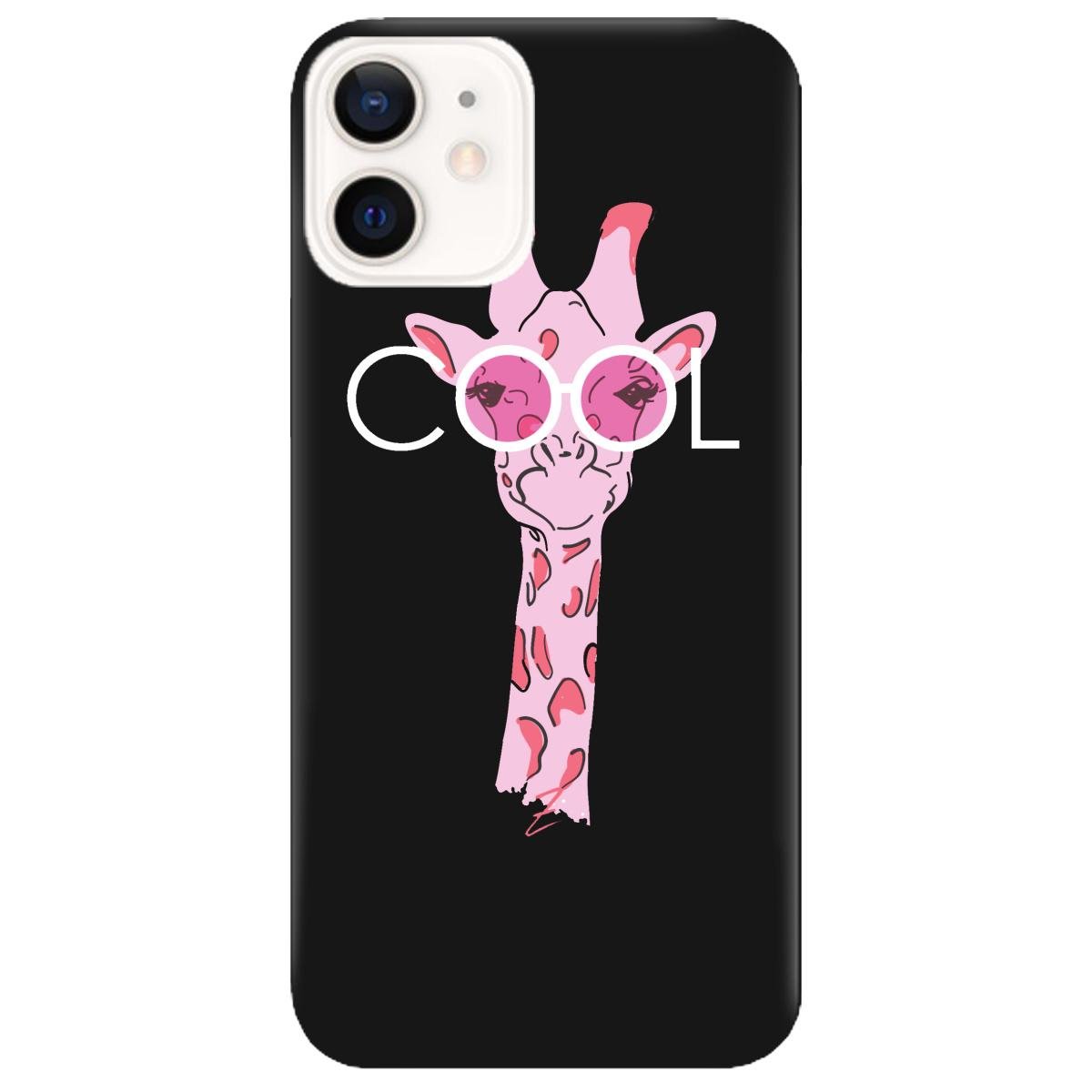 Силиконовый чехол Zorrov для Apple iPhone 12 - Cool giraffe (14070050197106112)