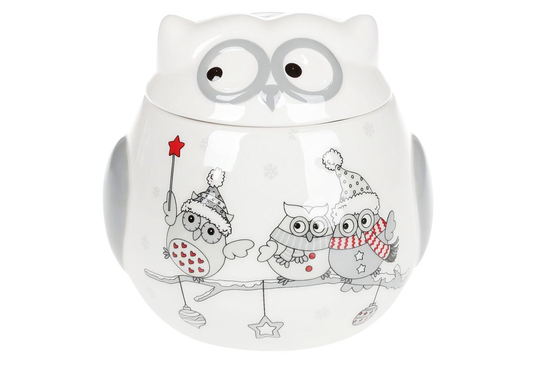 Банка керамическая BonaDi Совушки 650 мл (DM531-X)