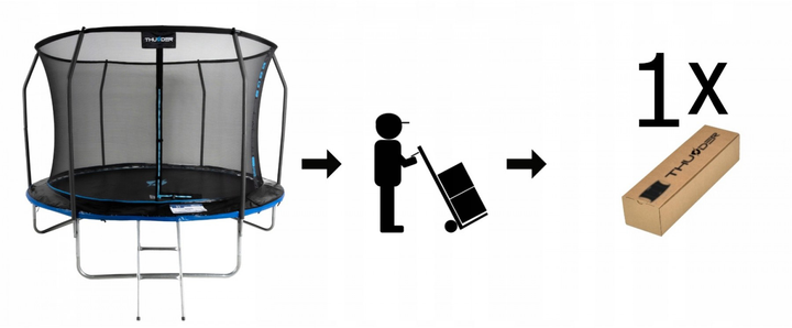 Батут Thunder INSIDE ELITE с внутренней сеткой 6 футов 183 см Черно-голубой (443094) - фото 9 Батут Thunder INSIDE ELITE с внутренней сеткой 6 футов 183 см Черно-голубой (443094) - фото 9