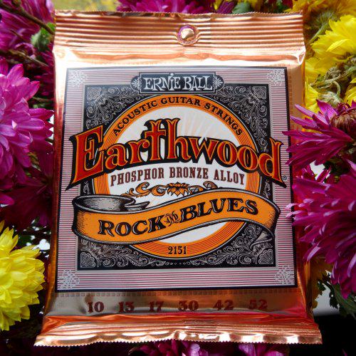 Струны Ernie Ball 2151 Earthwood Phosphor Bronze 10-52 Rock and Blues (351) - фото 3