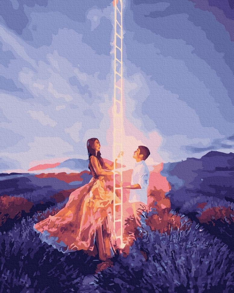 Картина по номерам Rainbow Art Лестница любви (GX39509-RA)
