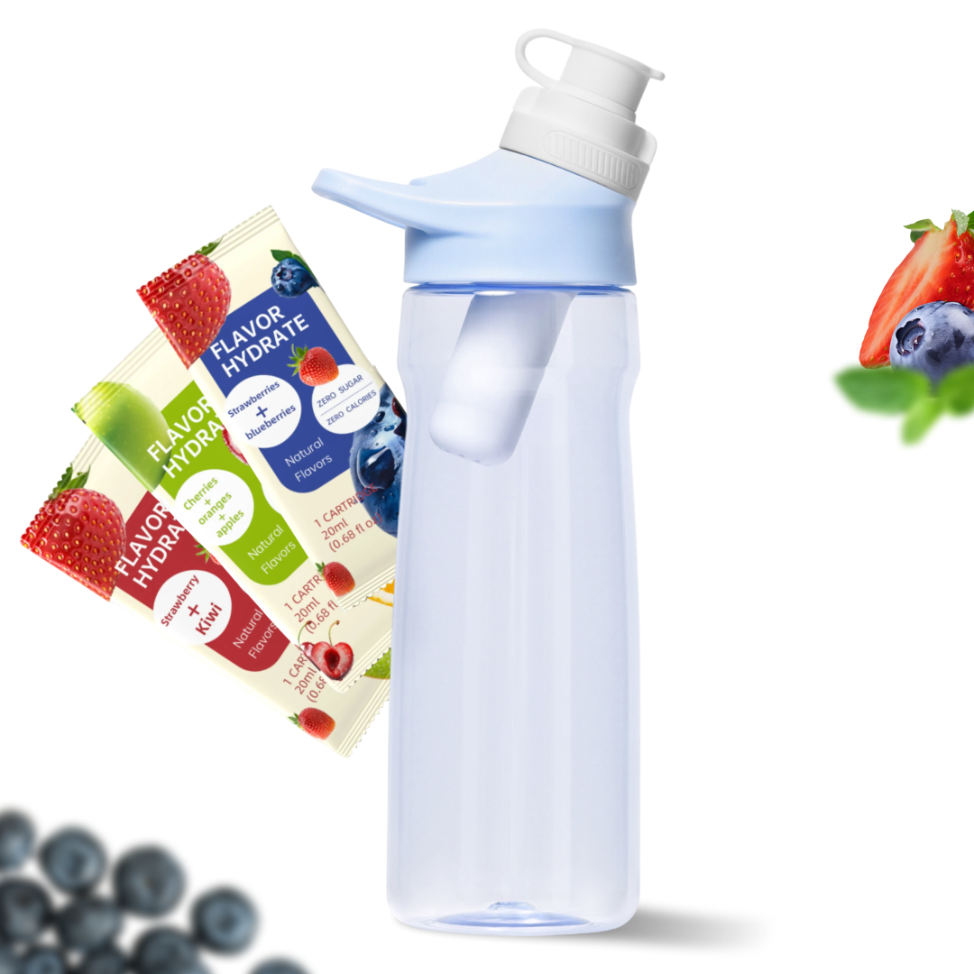 Бутылка спортивная меняет вкус воды с 3 картриджами 720 мл Голубой (26874586) - фото 1 Бутылка спортивная меняет вкус воды с 3 картриджами 720 мл Голубой (26874586) - фото 1