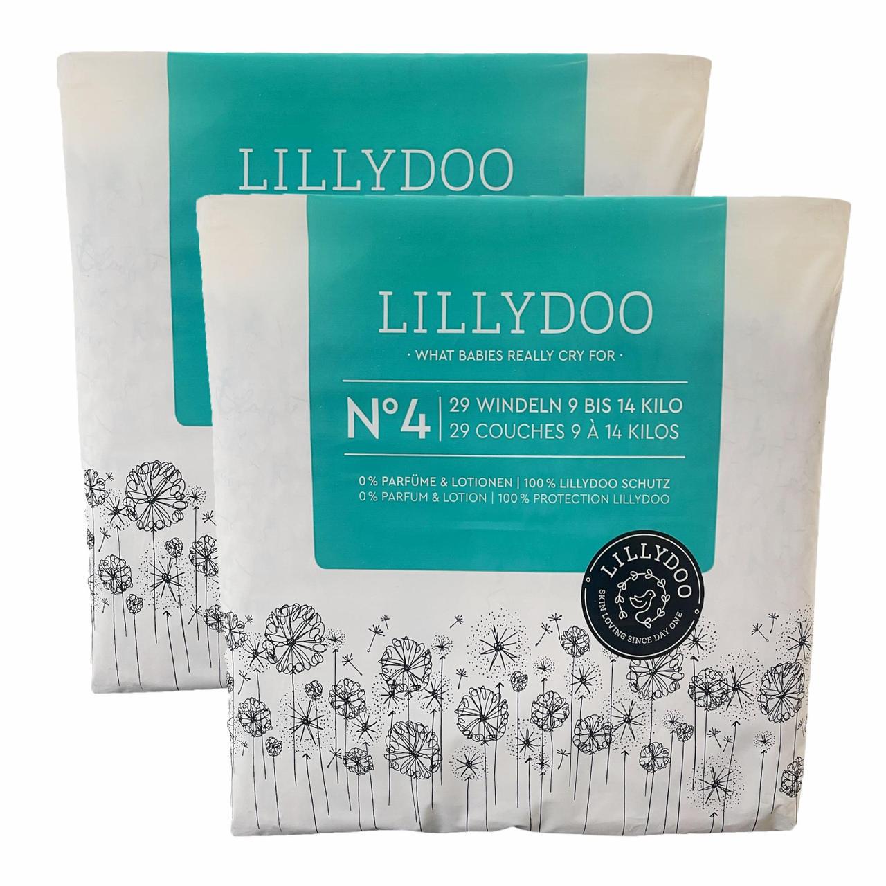 Підгузники LILLYDOO 4 Maxi 9-14 кг 58 шт. (2496196160)
