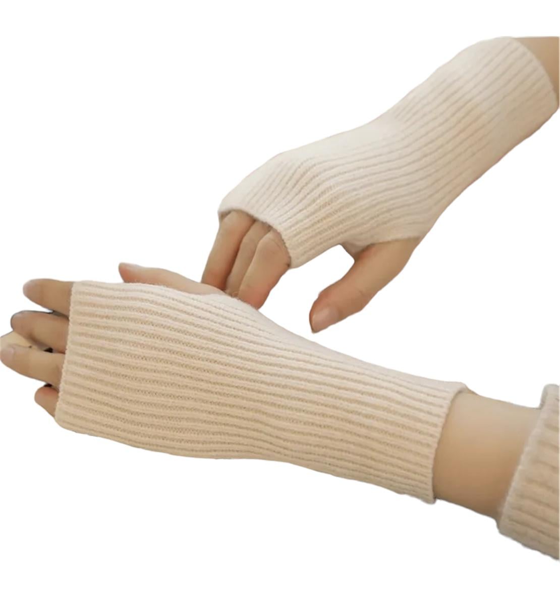 Митенки зимние Белый (02026)