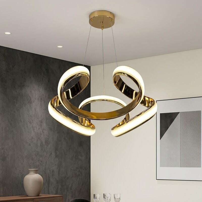 Люстра подвесная Zilini LED DF6207/450 Золотистый (34856345)