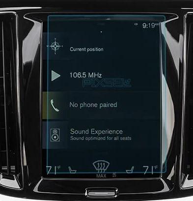 Защитное стекло Pixsel гибридное матовое на монитор Volvo V 60 8,9" 2020