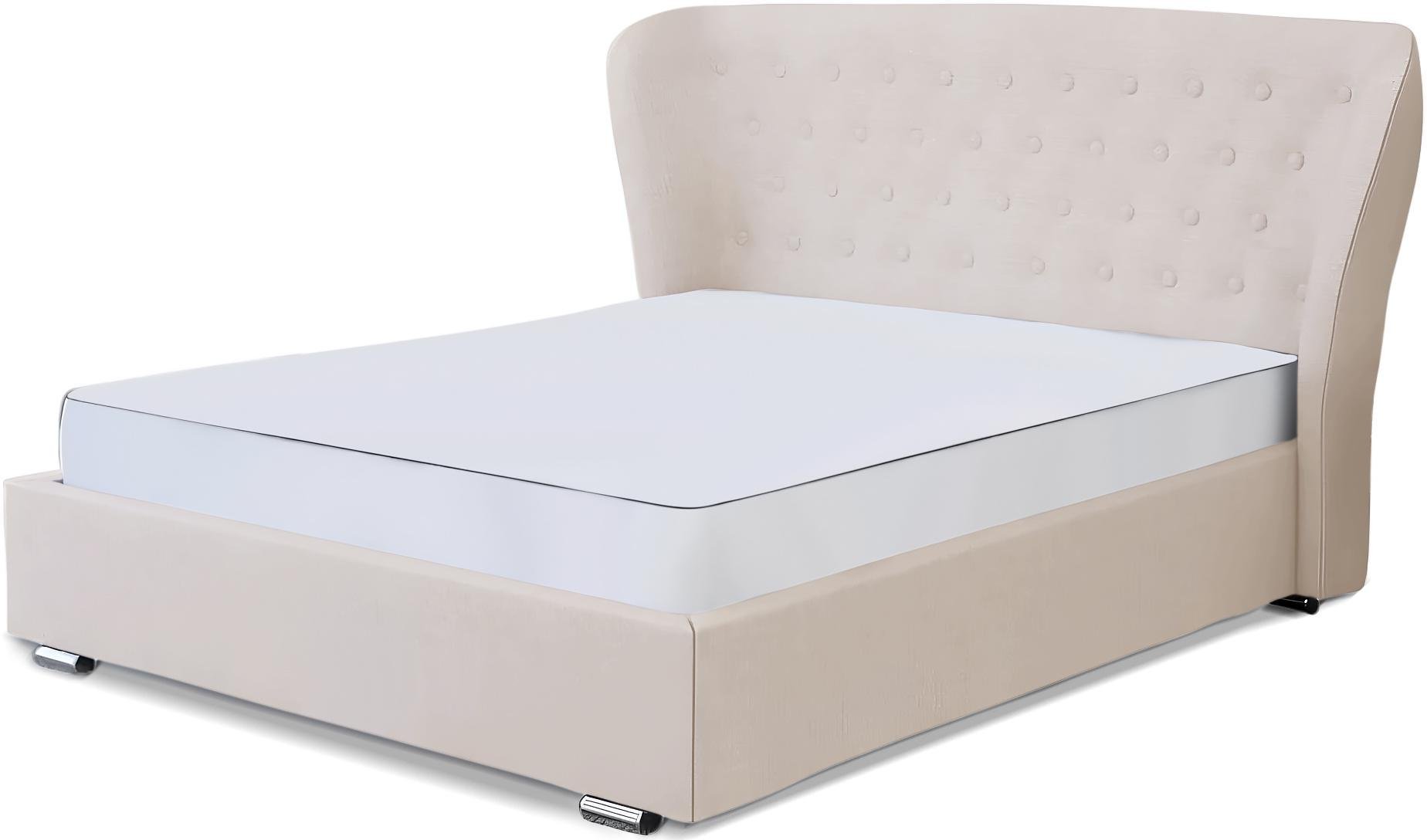 Кровать двуспальная Majestic с подъемным механизмом 160х200 см Greek Marble velvet (16130)