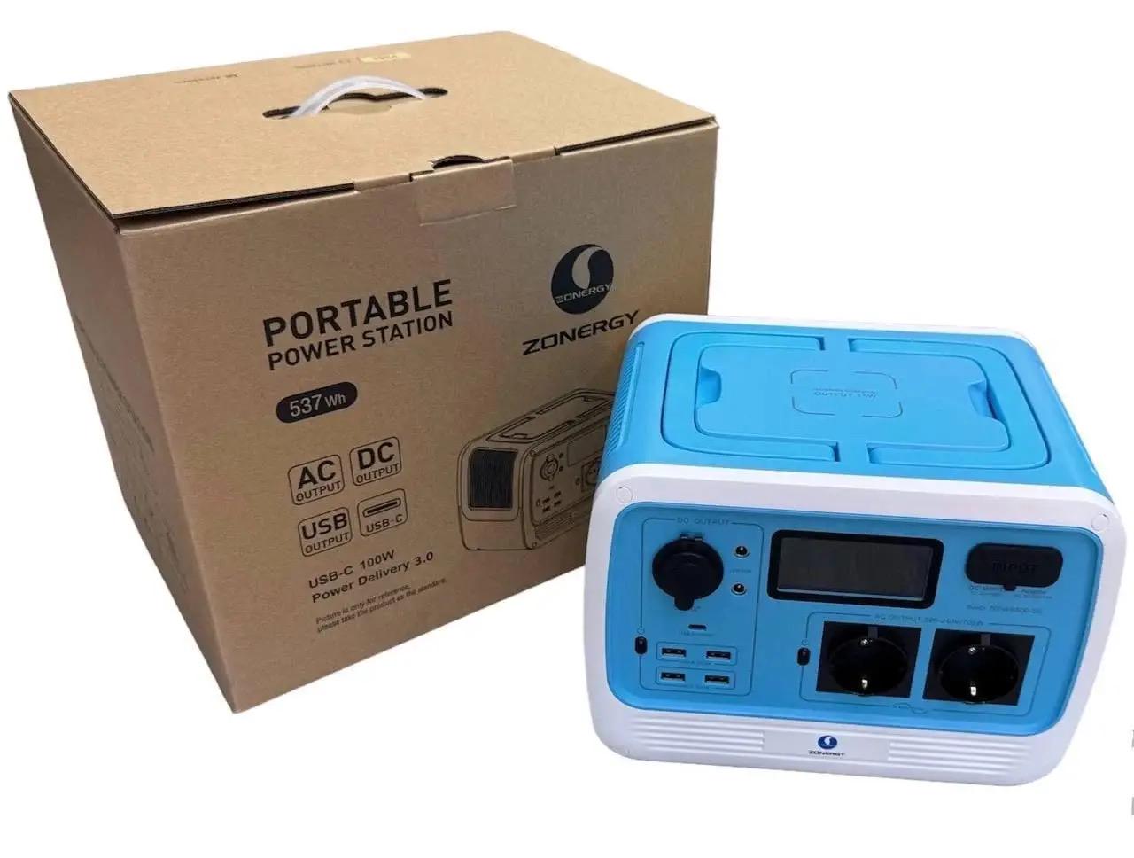 Зарядная станция портативная Zonergy BALDR 700 Вт 537 Вт/ч LiFePO4 с MPPT PD AC 700W с беспроводной зарядкой и фонарем до 1200 Вт чистая синусоида - фото 5 Зарядная станция портативная Zonergy BALDR 700 Вт 537 Вт/ч LiFePO4 с MPPT PD AC 700W с беспроводной зарядкой и фонарем до 1200 Вт чистая синусоида - фото 5