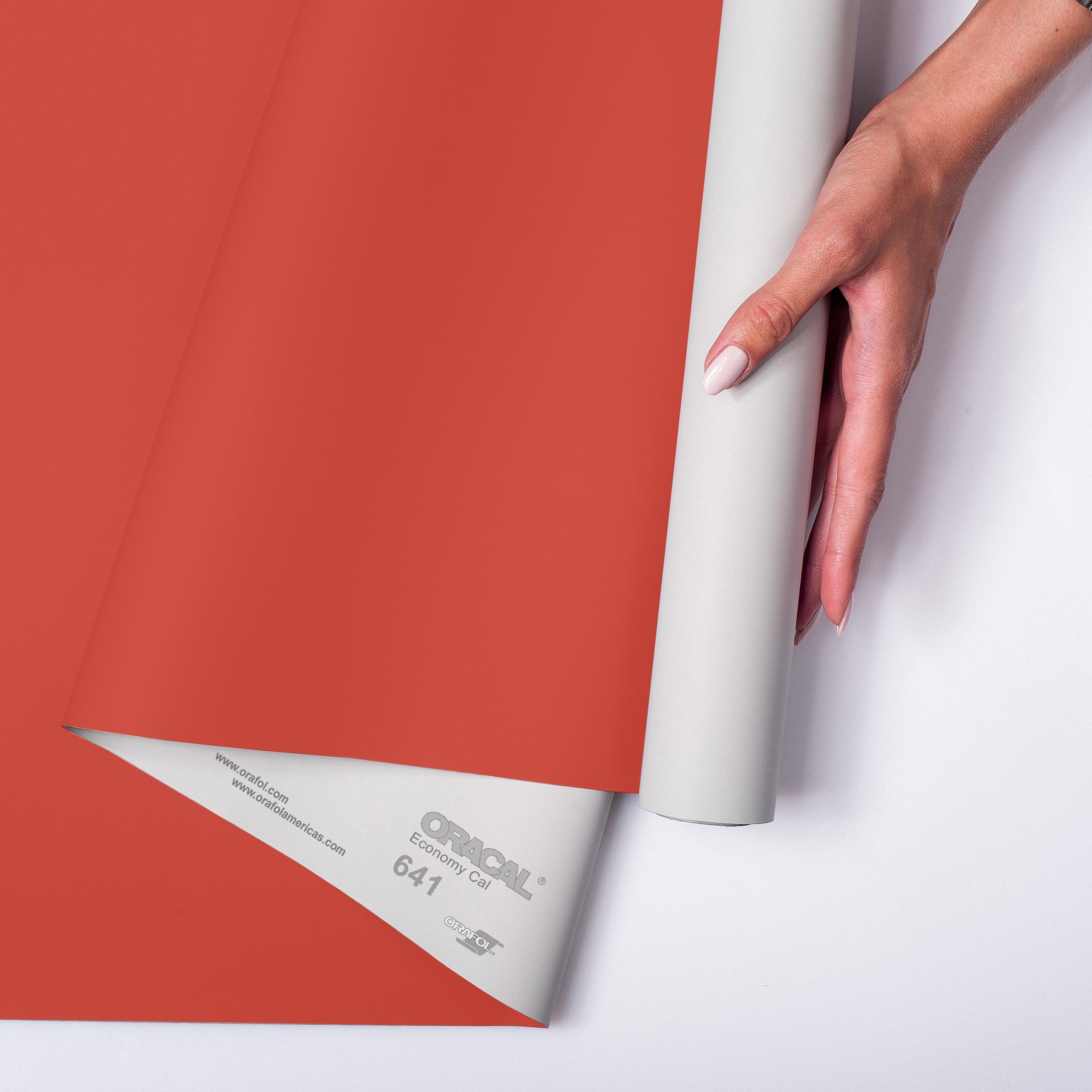 Самоклейка плівка аплікаційна ORAFOL 641 1x50 м мат 032 Світло-червоний (00-00014301) - фото 1