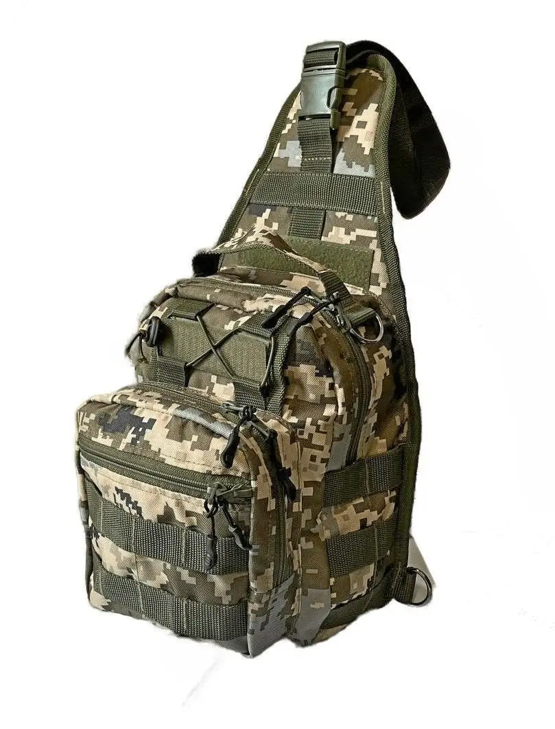 Сумка-барсетка Зеленый пиксель (12518426)