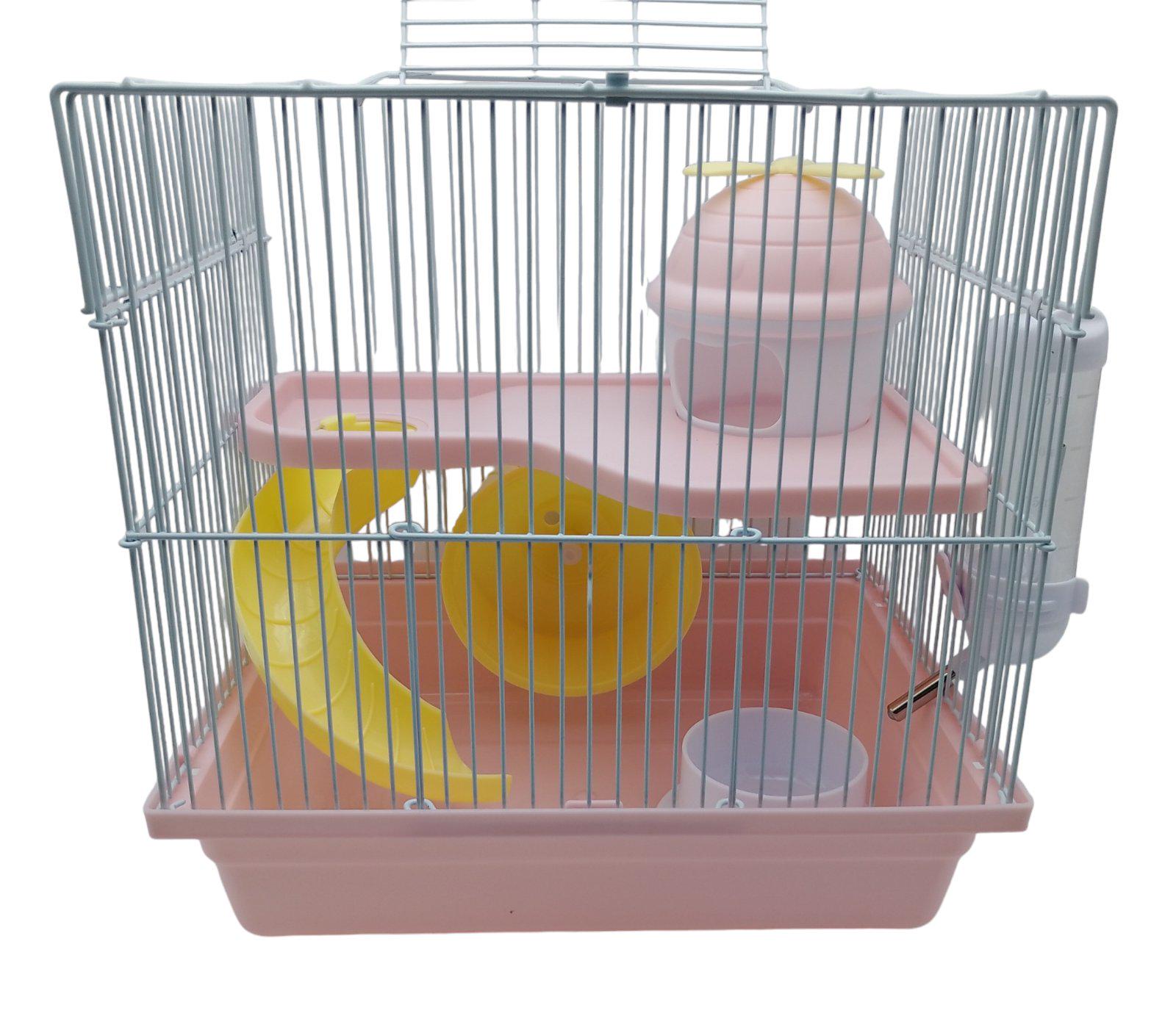 Клетка для мелких грызунов 3002 30x23x30 см Розовый (30079929) - фото 1 Клетка для мелких грызунов 3002 30x23x30 см Розовый (30079929) - фото 1