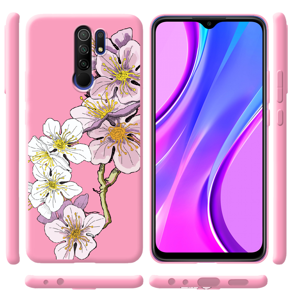 Чехол BoxFace Xiaomi Redmi 9 Cherry Blossom Розовый силикон (40233-cc4-41992) - фото 2