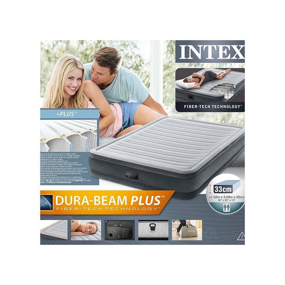 Надувне ліжко-матрац Intex Comfort-Plush Mid Rise Queen 67770 L з вбудованим електронасосом - фото 3 Надувне ліжко-матрац Intex Comfort-Plush Mid Rise Queen 67770 L з вбудованим електронасосом - фото 3