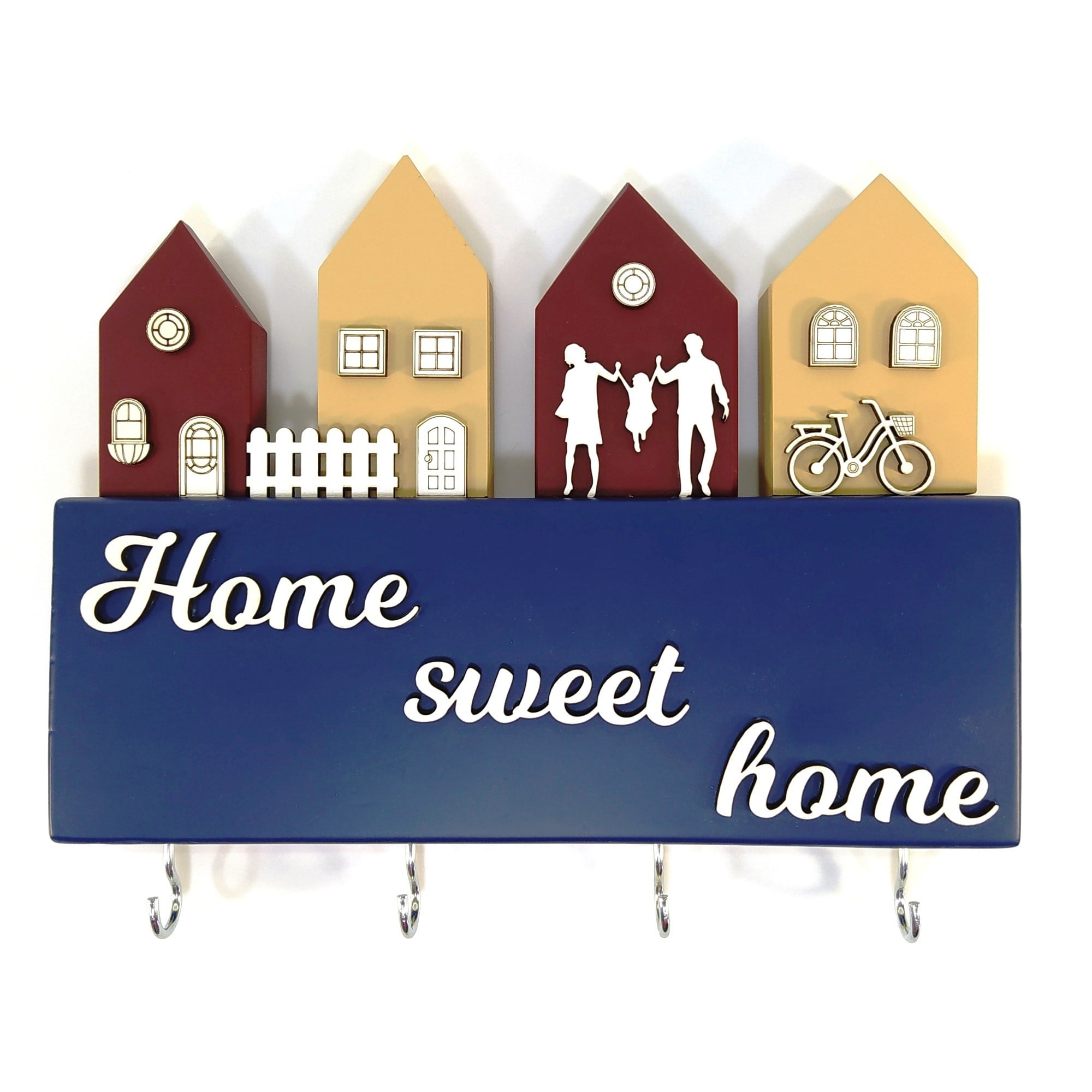 Ключниця Майстерня містера Томаса Home sweet home 28х30х3 см (21654842)
