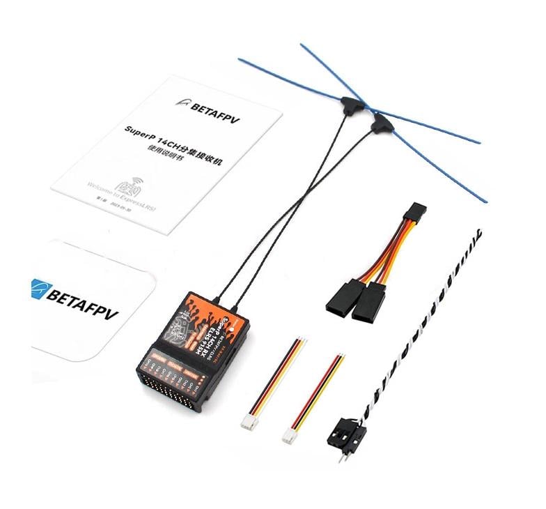 Приемник управления ELRS 915MHz BETAFPV SuperP Diversity PWM 14CH для всех типов RC-моделей (00-00026777)