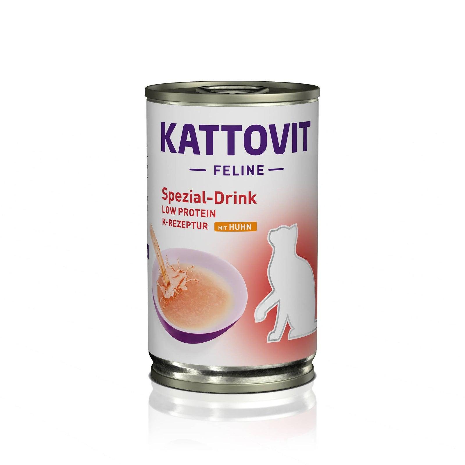 Напиток диетический Kattovit Drink Niere/Renal Huhn для поддержания функции почек у кошек 135 мл (30329246)