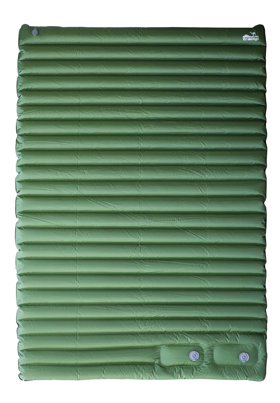 Коврик надувной Tramp Air Lite Double 195х138х10 см Green (TRI-025)