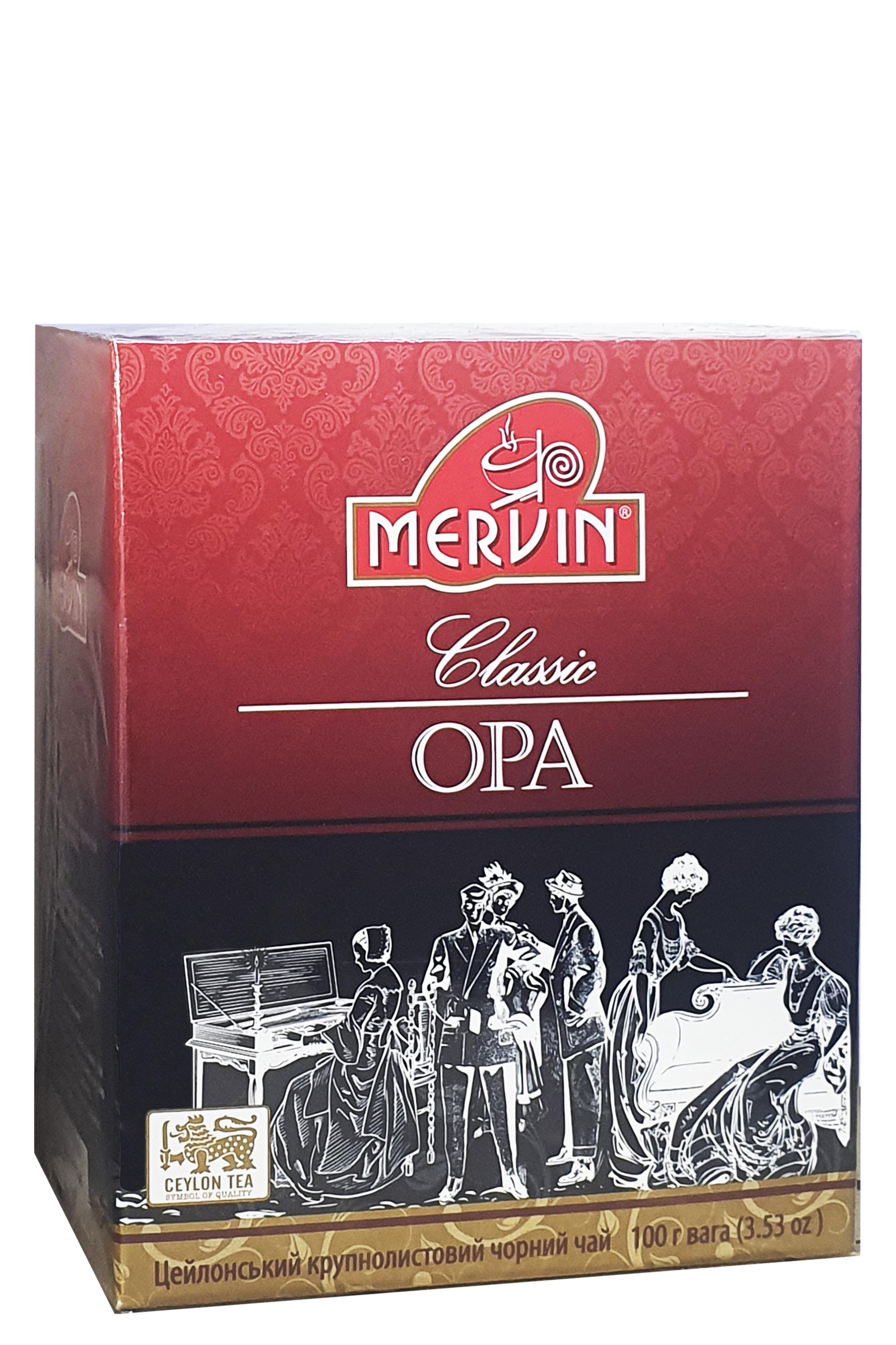 Чай черный Mervin Classic OPA 100 г (54752)