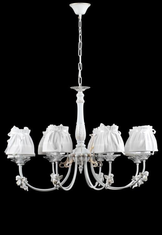 Люстра свеча Ray L30123/8 WT+GD (IR006906)