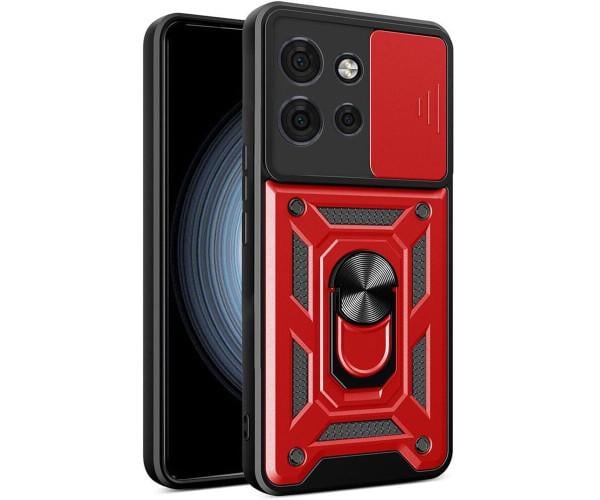 Чохол - накладка Ricco Camera Sliding для Motorola Edge 50 Neo Червоний