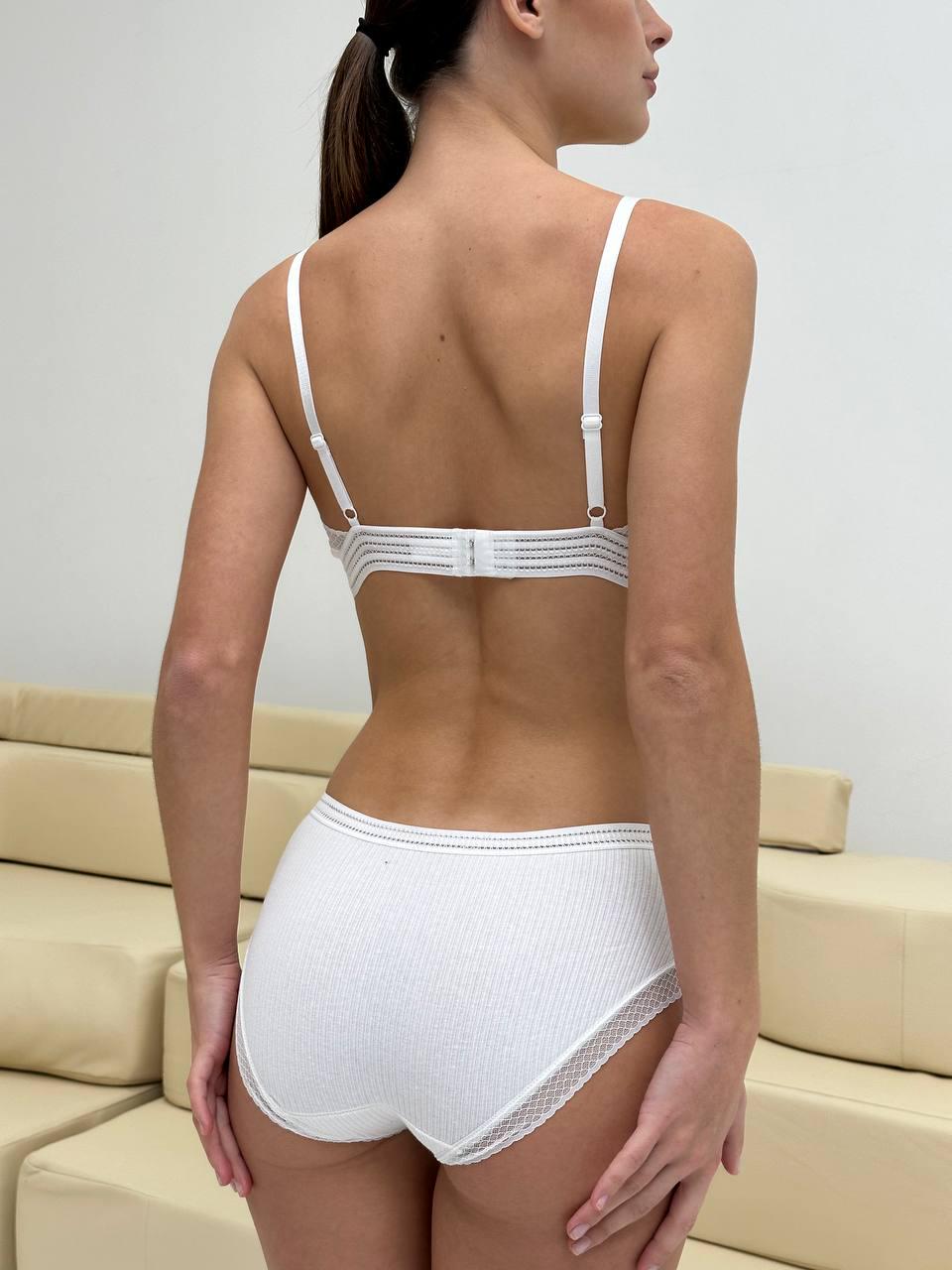 Комплект нижньої білизни бюст і трусики One size Білий (DO2248/1) - фото 7 Комплект нижньої білизни бюст і трусики One size Білий (DO2248/1) - фото 7