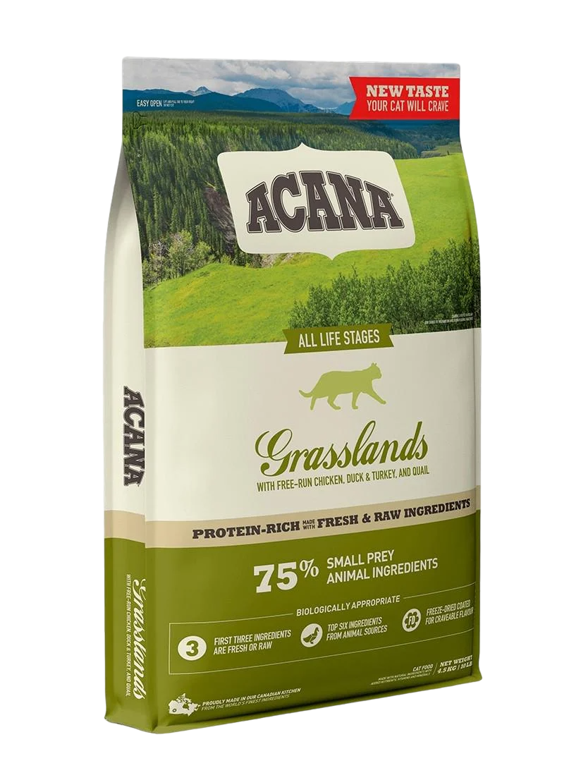 Корм сухой Acana Grasslands cat для котов всех пород 1,8 кг (a64218) Корм сухой Acana Grasslands cat для котов всех пород 1,8 кг (a64218)
