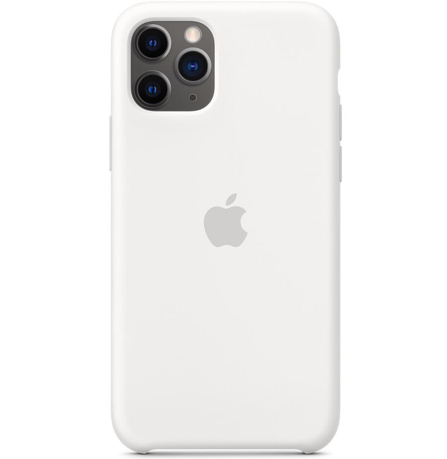 Силиконовый чехол-накладка Apple Silicone Case for iPhone 11 Pro, White (HC)