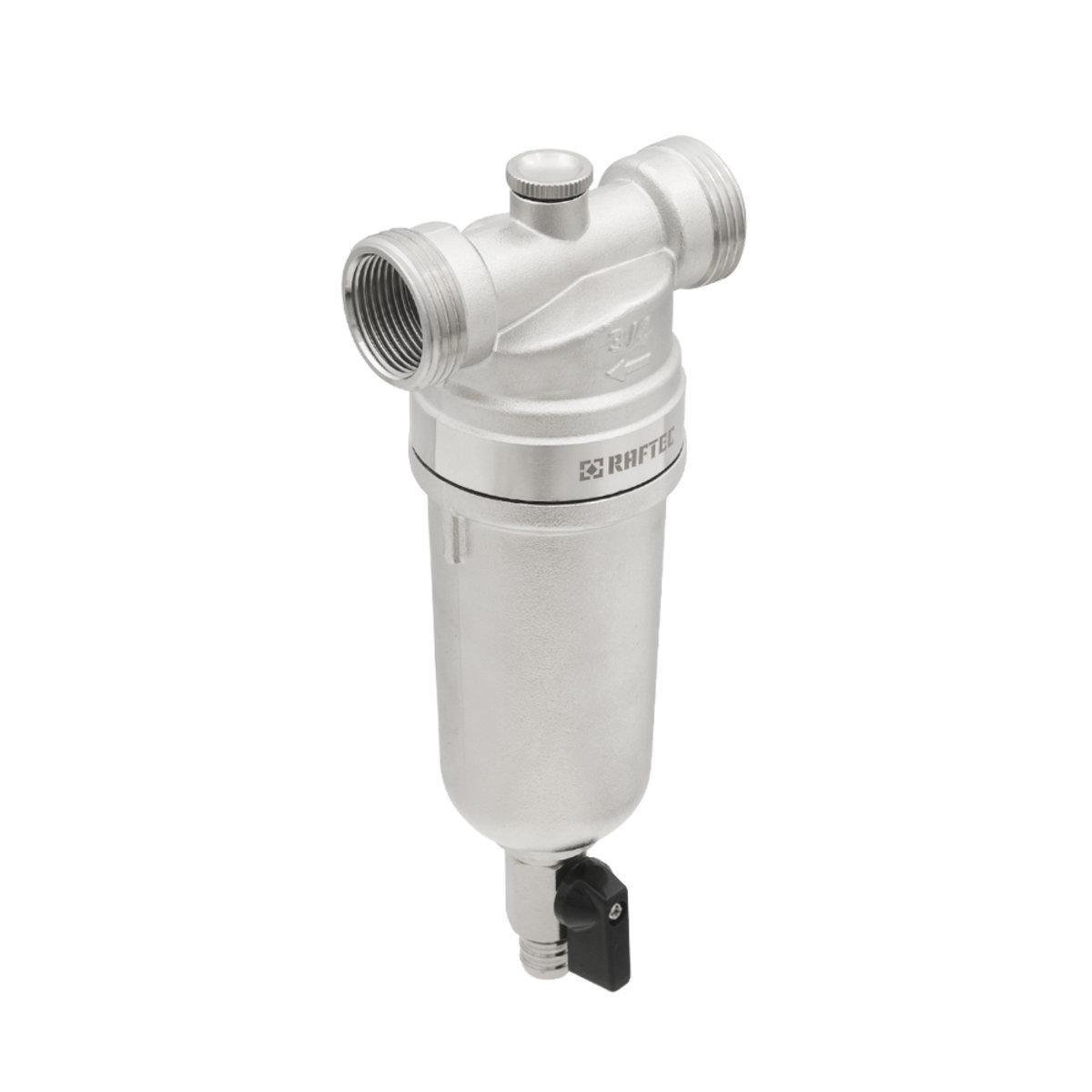 Фільтр самопромивний Raftec RMHF02 з манометром 3/4 (30369728) - фото 5
