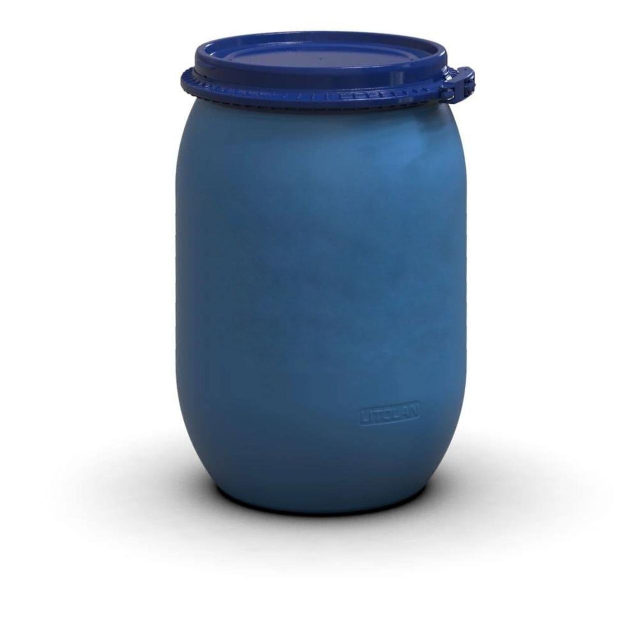 Бочка пластикова Litolan із хомутом герметична харчова 150 л - фото 1