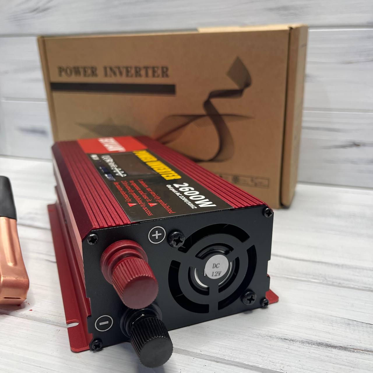 Преобразователь напряжения ERYUAN ER-2600 с чистой синусоидой и вольтметром LCD DC/AC 12V 220V 2600W - фото 9 Преобразователь напряжения ERYUAN ER-2600 с чистой синусоидой и вольтметром LCD DC/AC 12V 220V 2600W - фото 9