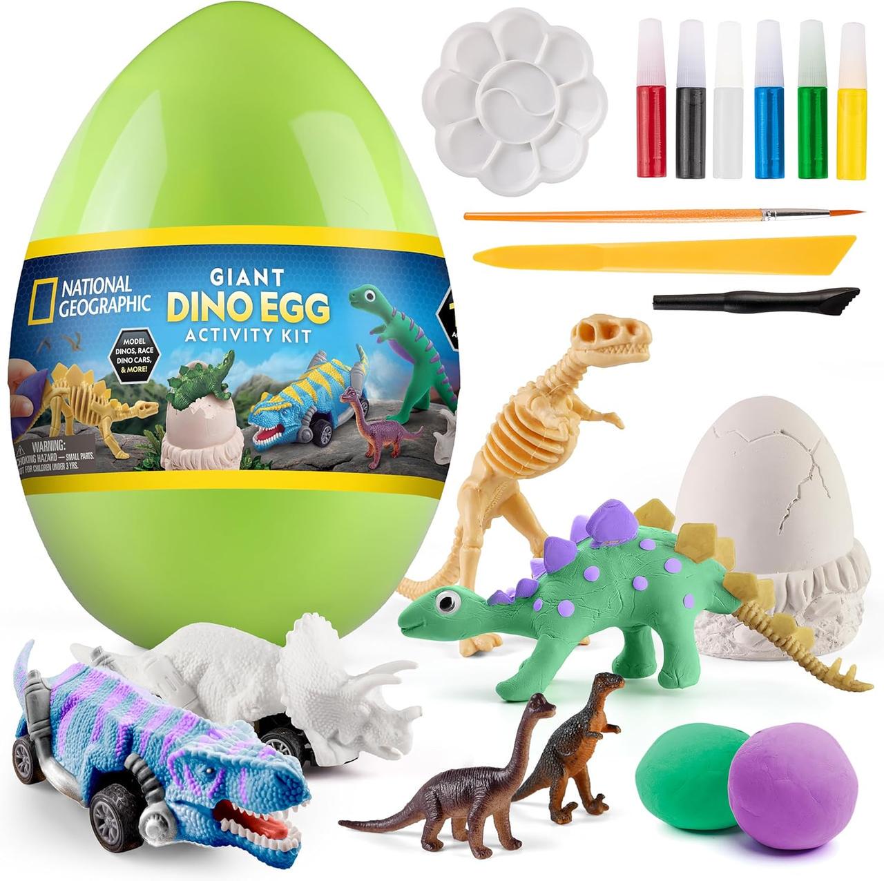 Набір для творчості STEM Гігантське яйце динозавра National Geographic Giant Dinosaur Egg Arts and Crafts Activity Kit
