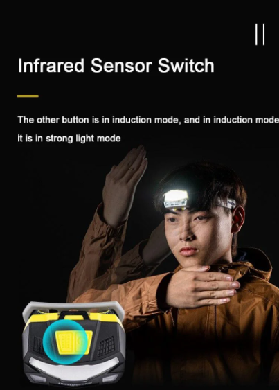 Фонарь туристический налобный Naturehike NH18T002-B Silver (6927595746189) - фото 3