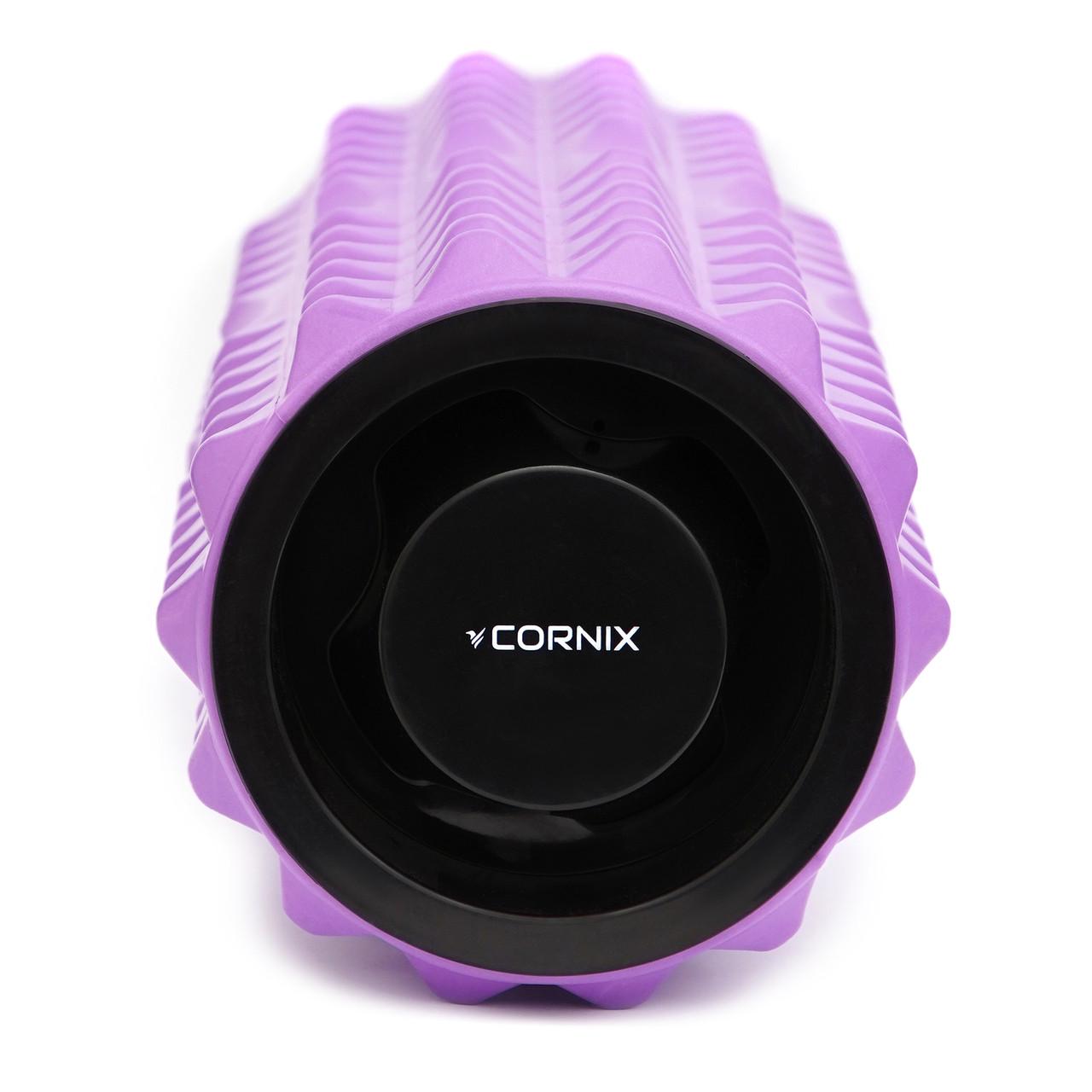 Масажний ролик Cornix EVA 33x14 см XR-0338 Violet (2375572283) - фото 4