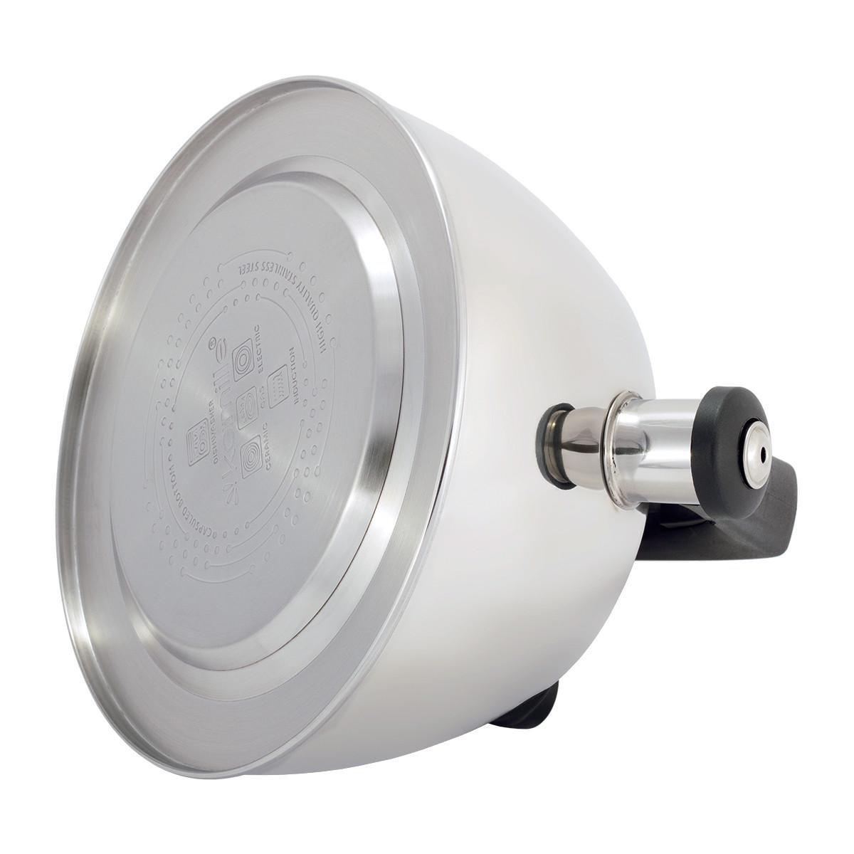 Чайник со свистком Kamille KM-1077 из нержавеющей стали с термометром 3 л Стальной (150-84-1077) - фото 6 Чайник со свистком Kamille KM-1077 из нержавеющей стали с термометром 3 л Стальной (150-84-1077) - фото 6