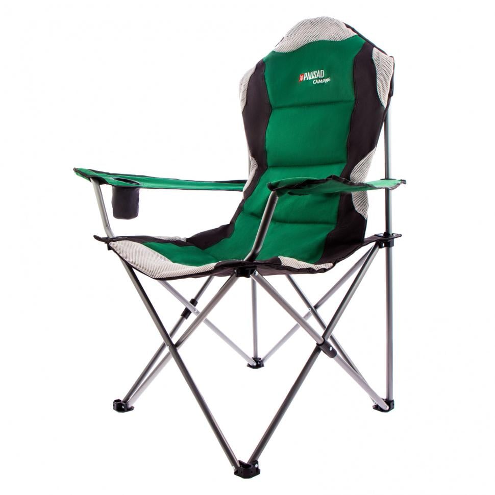 Крісло складане Camping Palisad з підлокітниками та підсклянником 60x60x110/92 см (695928)