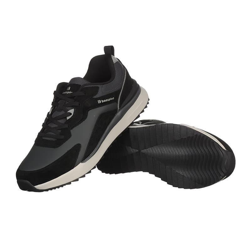 Кросівки чоловічі BaaS W3137-7C з комбінованих матеріалів р. 42 Чорний (20359) - фото 4 Кросівки чоловічі BaaS W3137-7C з комбінованих матеріалів р. 42 Чорний (20359) - фото 4