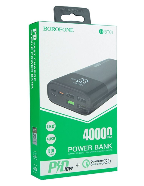 Повербанк Borofone BT01 40000 mAh - фото 2