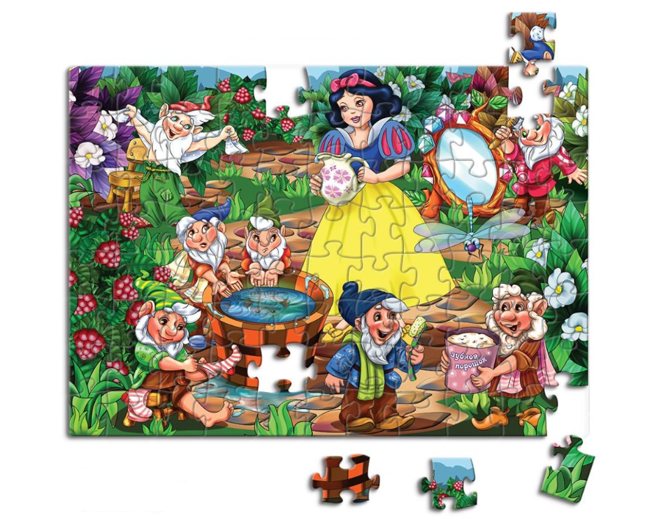 Пазли дитячі Білосніжка 88 ел. (83293)