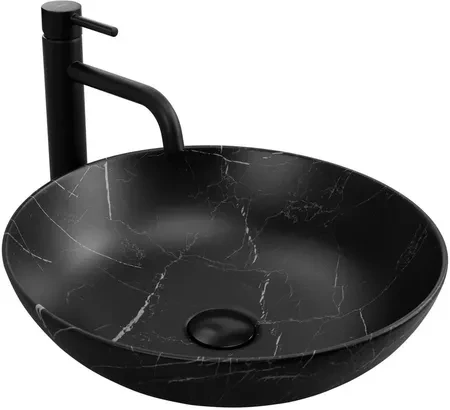 Умывальник Rea Fibo Black matowa (28792307)