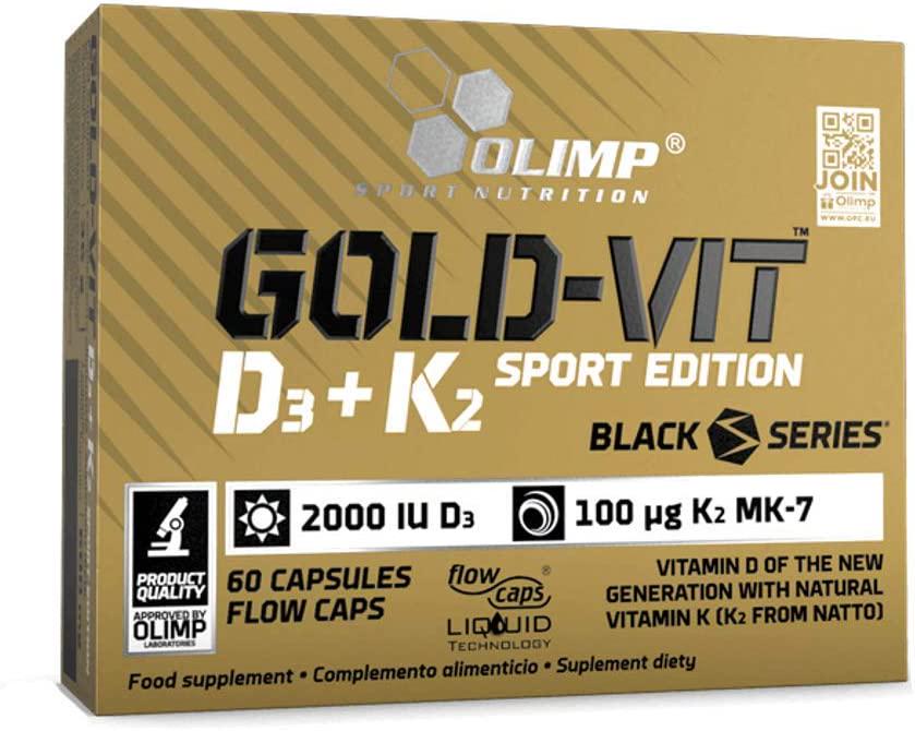 Вітамін D3+K2 для спорту Olimp Nutrition Gold-Vit D3+K2 Sport Edition 60 Caps