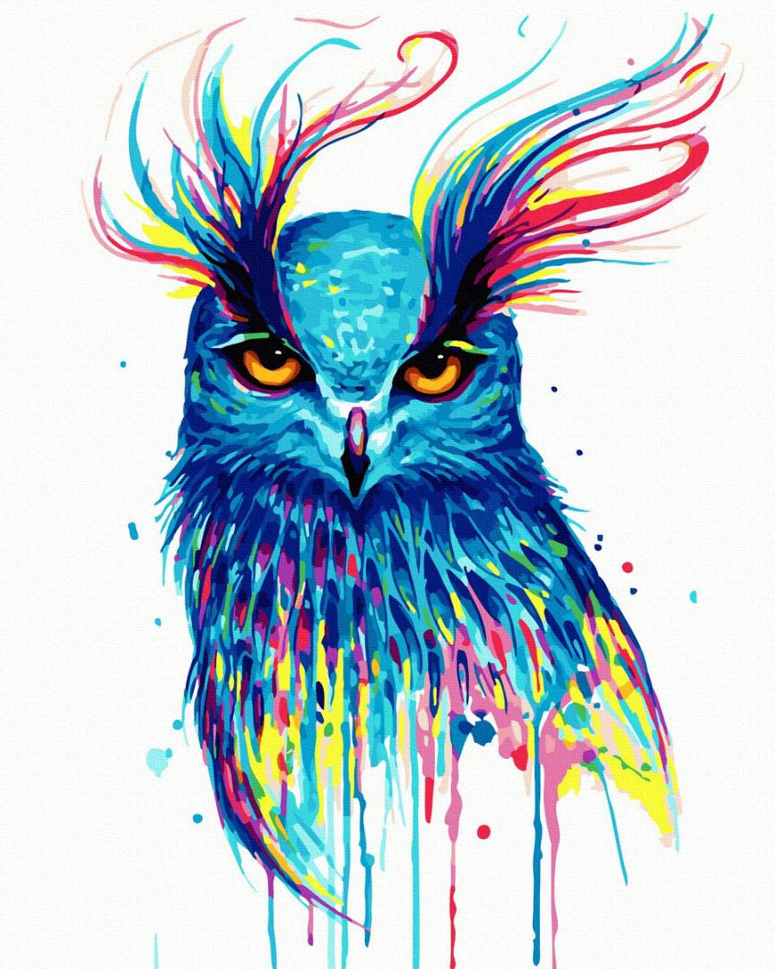 Картина по номерам Brushme Причудливая сова 40x50 см (GX40004)