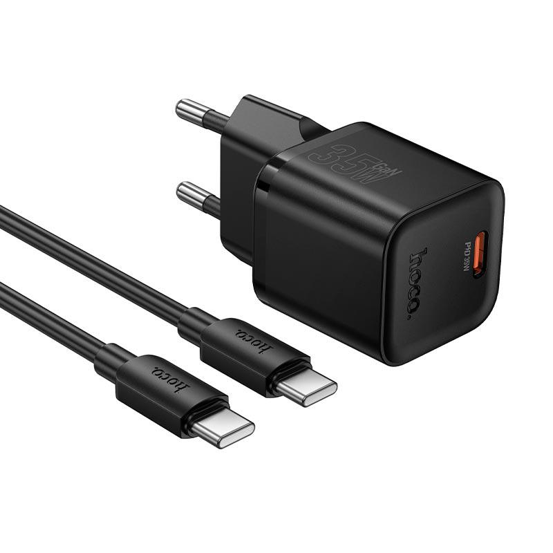 Адаптер мережевий Hoco N66 35 Вт USB Type-C комплекті Чорний (30106257)