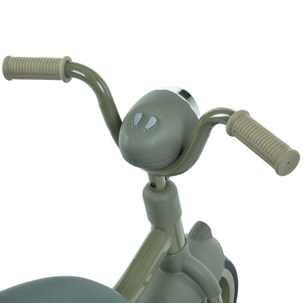 Дитячий велосипед триколісний MT 1037 EVA колеса 8"/6" музика та світло Сірий (27363086) - фото 6 Дитячий велосипед триколісний MT 1037 EVA колеса 8"/6" музика та світло Сірий (27363086) - фото 6