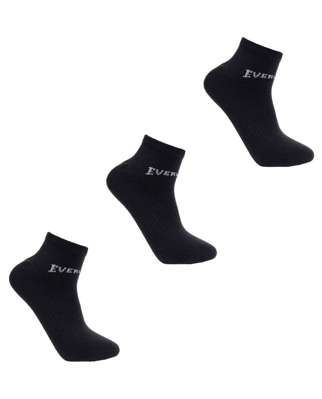 Носки мужские спортивные Everlast 411307-03 р. 40-45 3 пары Черный (2411307030603)