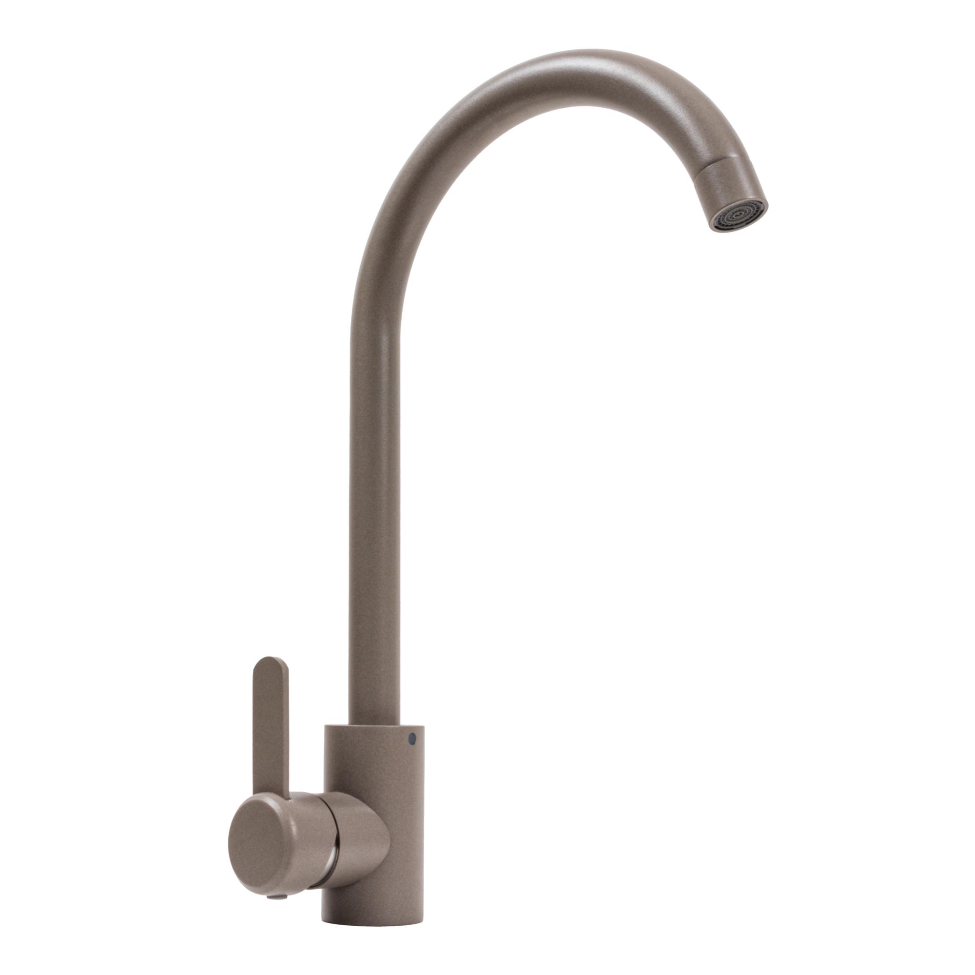 Смеситель для кухни Platinum 7990 NEST PLS-A41078 однорычажный Бежевый (214281) Смеситель для кухни Platinum 7990 NEST PLS-A41078 однорычажный Бежевый (214281)