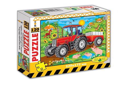 Пазлы Трактор 120 эл. (Эн.6911)