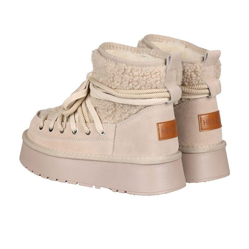 Уггі жіночі Hengji T39-3/80066 замшеві р. 39 Бежевий (23069235) - фото 2 Уггі жіночі Hengji T39-3/80066 замшеві р. 39 Бежевий (23069235) - фото 2